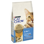 Сухой корм для котов Purina Cat Chow 3 in 1 Turkey