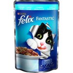 Влажный корм для кошек Purina Felix Fantastic с треской в желе