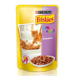 Влажный корм для котят Purina Friskies Junior с ягненком в подливе
