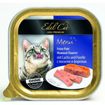 Влажный корм для кошек Edel Cat Нежный паштет с лососем и форелью