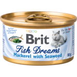 Влажный корм для кошек Brit Fish Dreams Mackerel & Seaweed