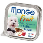Вологий корм для собак Monge Fruit Lamb & Apple