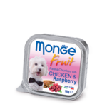 Вологий корм для собак Monge Fruit Chicken & Raspberry