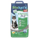 Бентонитовый наполнитель туалета для кошек Biokat's Classic Fresh 3 in 1