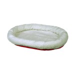 Лежак двухсторонний для кошек Trixie Cuddly Bed, бело-красный