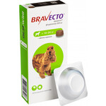 Жевательная таблетка от блох и клещей Bravecto для собак весом от 10 до 20 кг