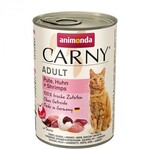 Консерва для кошек Animonda Carny Adult с индейкой, курицей и креветками