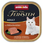 Консерва для кошек Animonda Vom Feinsten Adult с куриной печенью