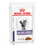 Лечебный влажный корм для кошек Royal Canin Mature Consult (кусочки в соусе)