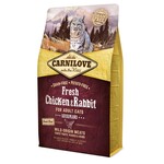 Сухой корм для кошек Carnilove Cat Adult Gourmand Fresh Chicken & Rabbit