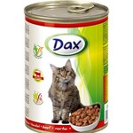 Влажный корм для кошек Dax с говядиной