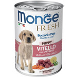Вологий корм для цуценят Monge Fresh Puppy Veal with Vegetables