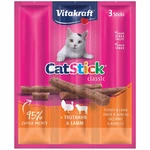 Ласощі для котів Vitakraft м'ясні палички  індичка та ягня