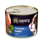 Влажный корм для щенков Savory Puppy Chicken Rich in Rabbit