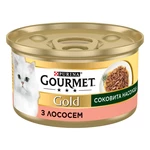 Вологий корм для котів Purina Gourmet Gold Соковита насолода з лососем