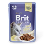 Влажный корм для котов Brit Premium Cat Beef Fillets Jelly