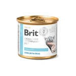 Лечебный влажный корм для котов Brit Grain Free Veterinary Diet Obesity Lamb with Peas