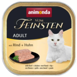 Влажный корм для котов Animonda Vom Feinsten Adult Beef + Chicken (говядина и курица)