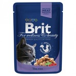 Вологий корм для котів Brit Premium Cat Cod Fish