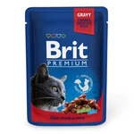 Влажный корм для кошек Brit Premium Beef Stew & Peas