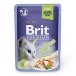 Влажный корм для котов Brit Premium Cat Trout Fillets Jelly
