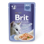 Влажный корм для кошек Brit Premium Cat Salmon Fillets Jelly