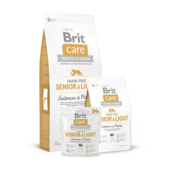 Сухой корм для собак Brit Care Grain-free Senior & Light Salmon & Potato
