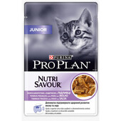Влажный корм для котов Purina Pro Plan Junior Nutrisavour с индейкой