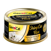 Влажный корм для котов GimCat ShinyCat Filet Курица и манго