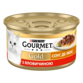Влажный корм для кошек Purina Gourmet Gold Соус Де-Люкс с говядиной