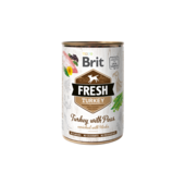 Влажный корм для собак Brit Fresh Turkey with Peas