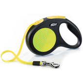 Поводок-рулетка Flexi Neon L, 5 м, лента