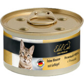 Влажный корм для кошек Edel Cat Нежный мусс с птицей