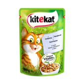 Влажный корм для кошек Kitekat с телятиной в соусе