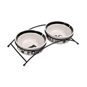 Миски для собак керамические на подставке Trixie Eat on Feet, 2 x 600 мл, 15 см