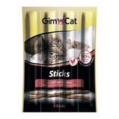 Лакомство для кошек GimCat Sticks Geflugel & Leber