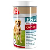 Кальциевая добавка для собак для зубов и костей 8in1 Excel Calcium
