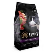 Сухой корм для собак Savory Medium Breed Fresh Turkey & Lamb