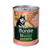 Влажный корм для собак Monge BWild Grain Free Adult Salmon with Pumpkin and Zucchini