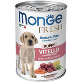 Влажный корм для щенков Monge Fresh Puppy Veal with Vegetables