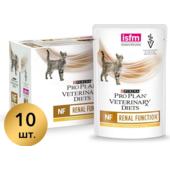 Лечебный влажный корм для кошек Purina Pro Plan Veterinary Diets NF Renal Function Chicken (курица)