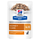 Лікувальний вологий корм для котів Hill's Prescription Diet Kidney Care k/d Chicken