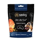 Лакомства для собак Savory Skin and Coat Crunchy Snacks Salmon & Marigold