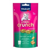Лакомства для котов для зубов Vitakraft Crispy Crunch Dental Care с мятой