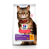 Сухой корм для кошек Hill's Science Plan Feline Adult Sensitive Stomach & Skin Chicken