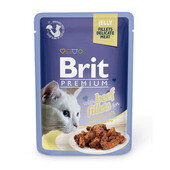 Влажный корм для кошек Brit Premium Cat Beef Fillets Jelly