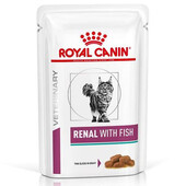 Лечебный влажный корм для котов Royal Canin Renal With Fish