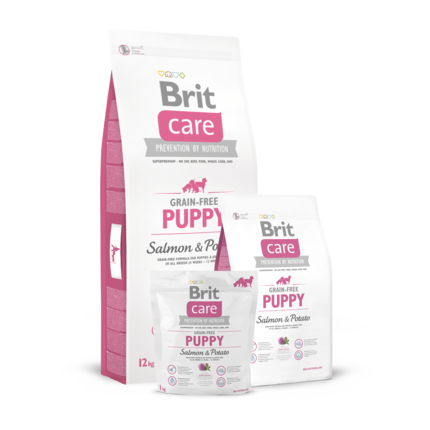 Сухой корм для собак Brit Care Grain-free Puppy Salmon & Potato 