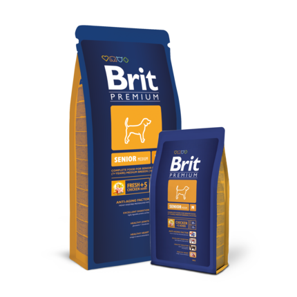 Сухой корм для собак Brit Premium Senior M 