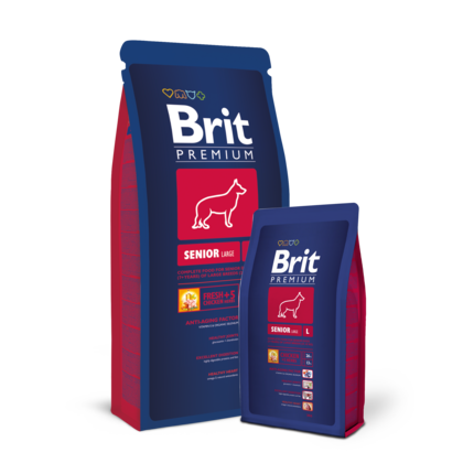 Сухой корм для собак Brit Premium Senior L 